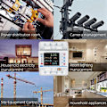 Miniatyrbild 2 av 5: Tuya WiFi Intelligent Strömbrytare Automatiskt Återkopplingsskydd 3P4W Effektmätare Trefas Återkopplingsbrytare
