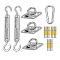 Pikkukuva 2 / 2: 3x3x4,3m/4x4x5,7m/5x5x7,1m Vedenpitävä Aurinkosuoja Purje Kolmio Puutarhaan Patio Ulkokatokset Markiisit - Xin Accessory Fixing Kit-YL- Accessory Fixing Kit 4x4x5.7m