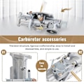 Miniatyrbilde 5 av 5: Forgasserkitt Erstatning for 299437 297599 Passer for 135200 130200 100200 4-takts Små Motorer -AD12--O-