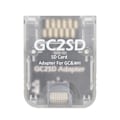 Miniatyrbilde 1 av 5: GC2SD Kortadapter Minnekortadapter for GameCubeWii Mirco SD-kortleser Konsollutskifting Transparent