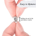 Miniatyrbilde 5 av 5: 50 stk Låsstift Bakside Pins Emalje Pins{HH}