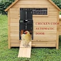Miniatyrbillede 4 af 5: Automatisk hønsehusdør, automatisk hønsedør, automatisk hønsehusdør med timer, aluminiumslegering, IP45 vandtæt LED-display, automatisk dør