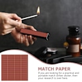 Miniatyrbild 3 av 3: 108 st självhäftande tändstickor av papper, DIY-tändstickor, tändstickspapper - FQ3 -
