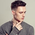 Miniatyrbillede 3 af 5: 6 Par Sorte Rustfri Stål Øreringe, Unisex, Runde Flade Ørestikker til Mænd og Kvinder (3mm - 8mm), Rustfrit Stål{HH}
