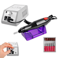 Miniatyrbillede 3 af 3: Elektrisk neglefil med 54 tilbehørsdele - Pedicure / Manicure grå