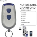 Miniatyrbillede 3 af 5: Normstahl Crawford Garageport Fjernbetjening Normstahl Ea433 Fjernbetjening Garageport 433.92mhz Rullende Kode Ea433 2km 2 4ks Dørkontrol Style1