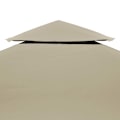Pikkukuva 3 / 5: vidaXL Paviljongin katto 3x3 m 270 g/m² vedenpitävä beige beige 4900