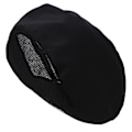 Miniatyrbild 5 av 5: 1/2 Kock Hatt Spis Cap Servitör Baker Head Wrap Restaurang Arbete Black 56-60cm 1Set