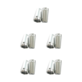 Miniatyrbild 1 av 5: 1/2/3/5 2 stycken aluminiumlegering bakre navhållare för AXIAL SCX10 silver 5Set