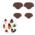 Miniatyrbild 5 av 5: 1/2/3/5 Shoe Häl Pad Innersula Häl Reparation Heel Stick för män & coffee 1Set