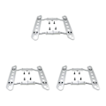 Miniatyrbild 2 av 5: 1/2/3/5 legering sidokollision Step Board pedaler för 1/10 axial Silver 3Set