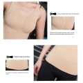 Miniatyrbild 2 av 5: 1/2/3 Damväst Fitness Bröststöd Toppar Andas Skin Color M 1 Pc