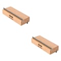 Miniatyrbild 3 av 5: 1/2 Fret Beveling File Fret End Bevel Flush Files För Luthier 2PCS