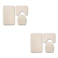 Miniatyrbild 2 av 5: 1/2 3pack/lot Halkfri Chenille Badmatta Lätt att installera PJ210611-B001 2Set