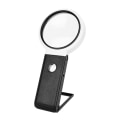 Miniatyrbild 2 av 5: 1/2/5 hopfällbart förstoringsglas med LED-ljus - High Definition A 80mm 6X 25X 1 Pc