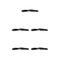 Miniatyrbild 1 av 5: 1/3/5 Sy på läder Magnetisk Snap Spänne Väska Fästdon DIY Black 16.5CM 5Set