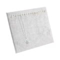 Miniatyrbild 3 av 4: 1/2 17 Hook Halsband Smycken Display Stand Pad Fack för Shower Grey 30x37cm 1Set