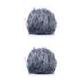 Miniatyrbild 2 av 5: 1/2 2M Hackle Feather Fringe Trim Ribbon Diy Hat Kläder 2PCS
