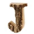 Miniatyrbild 3 av 5: 1/2/3/5 Handgjorda träbokstäver Dörrnummer Alfabetbokstav letter J 1Set