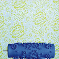 Miniatyrbild 3 av 5: Empaistic Flower Texture Målarrulle för vacker vägg 2Q