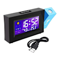 Miniatyrbild 1 av 5: Projektionsväckarklocka Snooze-funktion Temperatur Luftfuktighet