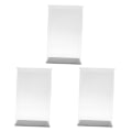 Miniatyrbild 3 av 5: 1/2/3 Akryl Display Box Case Modell Figur Display Dammtät Clear 13.5x11x23.5cm 3Set