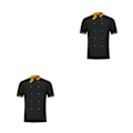 Miniatyrbild 3 av 5: 1/2/3 andningsbart tygspänneficka Slitstark färgfast - Black XL 2PCS