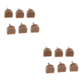 Miniatyrbild 1 av 5: 1/2/3/5 3 par Snygga högklackade tips Taps Skoreparation Apricot 14x14mm 2Set