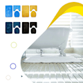 Miniatyrbild 5 av 5: 1/2 3pack/lot Halkfri Chenille Badmatta Lätt att installera PJ210906-A001 1Set
