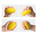 Miniatyrbild 3 av 5: 1/2/3 Hand Grip Ball Finger Force Training Oval för äldre without five finger 1Set