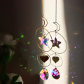 Miniatyrbild 2 av 5: 1/2/3/5 Crystal Balkong Fönsterhängande Dekor Vägg Rainbow Maker Model 4 40cm 1Set