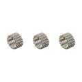 Miniatyrbild 1 av 5: 1/2/3/5 Stretch Crystal Ring Utsökt inläggning för Elegant silver 4 rows 3PCS