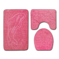 Miniatyrbild 2 av 5: 1/2 3pack/lot Halkfri Chenille Badmatta Lätt att installera PJ210611-B004 1Set