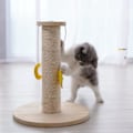 Miniatyrbild 4 av 5: Byte av kattungeskrapstolpe. Mjuk och hållbar kattskrapa Beige 50cm