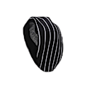 Miniatyrbild 2 av 5: 1/2 Kock Hatt Spis Cap Servitör Baker Head Wrap Restaurang Arbete White Stripe 56-60cm 1Set