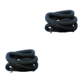 Miniatyrbild 4 av 5: 1/2/3/5 Brandsäker svart vedspisdörrstätning Packningskabel 5 Black 14mm 2PCS