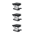 Miniatyrbild 5 av 5: 1/2/3 justerbar lyftplattform 360 roterbar utrustning 3PCS