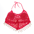 Miniatyrbild 3 av 5: 1/2/3 Magdanskostymer BH Halter Top Sequin Performance Rosy 1Set