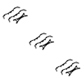 Miniatyrbild 5 av 5: 1/3 Landing Gear Skid + Protective Gimbal Guard för För DJI 3Set