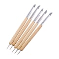 Miniatyrbild 1 av 5: 5 st/ set Dubbeländade Dotting Tools Set Wide Application burlywood