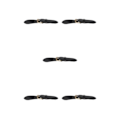 Miniatyrbild 2 av 5: 1/3/5 Sy på läder Magnetisk Snap Spänne Väska Fästdon DIY Black 16.5CM 5Set