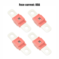 Miniatyrbild 5 av 5: 1/2/3/5 4 stycken plastisolator för högströmssäkring bred red80A 8*4CM,4pcs 1 Pc