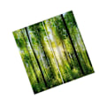 Miniatyrbild 1 av 5: 1/2 Digital Printing 3D Gardindraperier för vardagsrummet i sovrummet Sunshine Forest 1Set