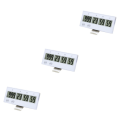 Miniatyrbild 3 av 5: 1/2/3 Elkök För Countdown Timer Hatching Bakning white 4.0x1.9x0.5 Inch 3Set