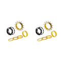 Miniatyrbild 1 av 5: 1/2/3/5 14T Single Speed ​​Svänghjul Adapter Kassett distanser gold 14T 2PCS