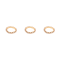 Miniatyrbild 1 av 5: 1/2/3/5 Stretch Crystal Ring Utsökt inläggning för Elegant golden 1 row 3PCS