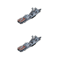 Miniatyrbild 2 av 5: 1/2 3D 1/200 För Amiral Levchenko För Destroyer Ship Paper no fix parts 2PCS