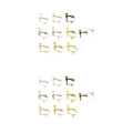 Miniatyrbild 4 av 5: 1/2 10 stycken Clip-on örhängekonverterare med Easy Open Loop för 2Set