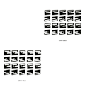 Miniatyrbild 4 av 5: 1/2/3/5 Plast BH Strap Juster Spänne Vackert utförande black 20mm 2Set
