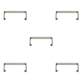 Miniatyrbild 3 av 5: 1/2/3/5 Ljusstark LED Light Bar Taklampa för SCX10 D90 1/10 Skala 147mm for Wrangler 5Set